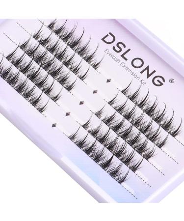 SLONG Manga Anime Cluster Lashes Extension Kit - Thin Clear Band for Natural Look, Cosplay Makeup Tools (UP-02) - Buy Online on GoSupps.com