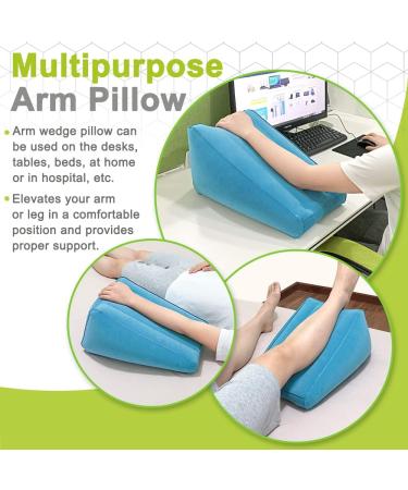Zelen Inflatable Arm Elevation Pillow | Arm Support Cushion for Pain Relief | Comfortable Rest for Broken Arm & Post-Surgery | Elbow Pillow - Buy Online on GoSupps.com