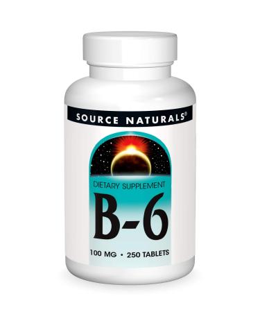 Source Naturals B-6 100 mg 250 Tablets