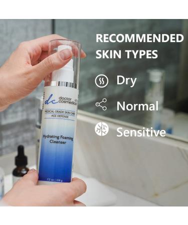 Hydrating Foaming Cleanser for All Skin Types | Professional Grade Purifying Face Wash - 7.3 Oz - Buy Online on GoSupps.com