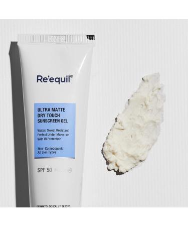 Reqvil Ultra Matte Dry Touch Sunscreen Gel SPF 50 PA++++ | Water Resistant | 20G - Best International Shipping - Buy Online on GoSupps.com