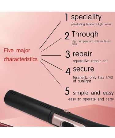 Mobyat Terahertz Physiotherapy Device | 3-Speed Adjustable Light Wave Massager for Home Use | Removable Front Tube for Targeted Relief - Buy Online on GoSupps.com