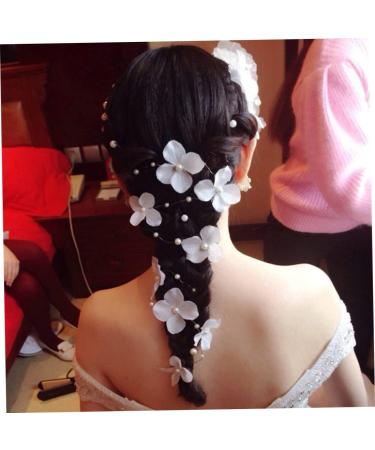 minkissy Pearl Fabric Headband Bride White Korean Headband Wedding Hair Accessories - Buy Online on GoSupps.com