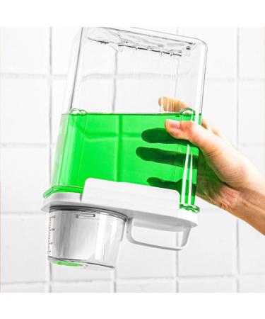 BOKIOESDE ABS Washing Powder Container Sealed Leakproof Tilted Mouth Refillable Replacement Transparent Lifting Handle Case 2300ml - Buy Online on GoSupps.com