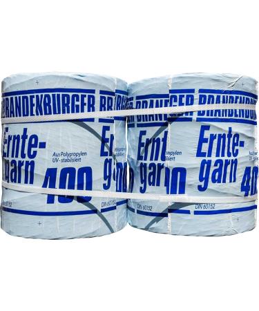 Brama-West Brandenburg harvest twine 400 m/kg - baling twine for high-pressure bales - scope of delivery 2 x 5kg