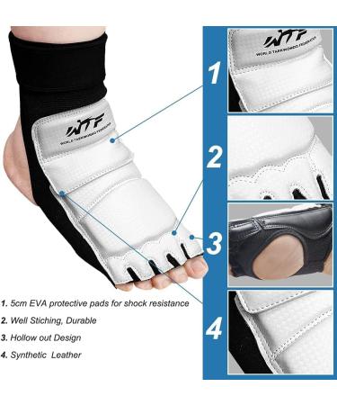 LangRay Taekwondo Sparring Gear Foot Protector - Medium | Karate & Boxing Foot Guard for Martial Arts Training - Buy Online on GoSupps.com