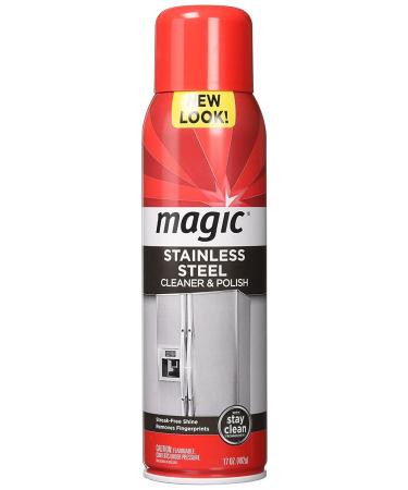 Weiman Magic Stainless Steel Cleaner Aerosol, 17 Ounce (2 Pack)