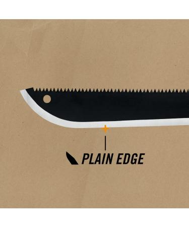 Gerber Gear 30-001790 Gator Machete 25 Inch  with Sheath  Black - Buy Online on GoSupps.com