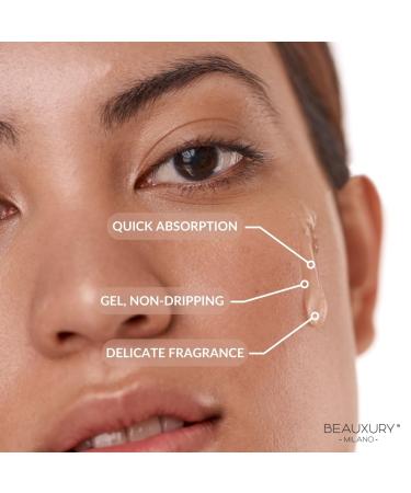 Made In Italy 90% Snail Mucin Anti-Aging Serum | Hyaluronic Acid Resveratrol Vitamin A C E | Moisturizing for Face Dark Circles & Acne - Buy Online on GoSupps.com