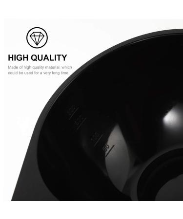 Lurrose Hair Dye Bowl Set - 4 Plastic Applicator Bowls with Handle for Home & Salon Use - Perfect for Hair Color Mixing & Treatments - Buy Online on GoSupps.com