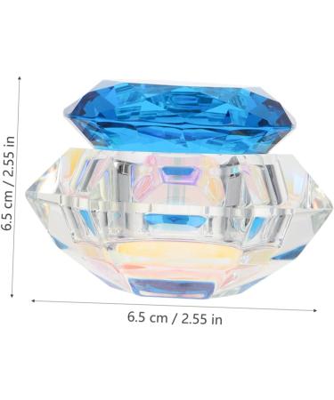 minkissy 3pcs Nail Art Crystal Cup Nails Glass Dish Lid Bowl Cup Nail Liquid Cup Mini Crystal Bowl Vitroleros Para Mini Pen Washing Bucket Equipment Mix White Crystal 6.5x6.5cmx3pcs Lake Bluex3pcs - Buy Online on GoSupps.com
