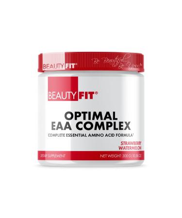 BeautyFit Optimal EAA Complex Complete Essential Amino Acid Formula (Pharmaceutical Grade) Strawberry Watermelon Flavor Muscle Recovery Supplement (Grape)