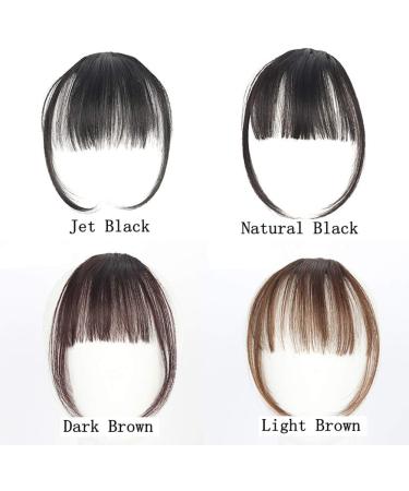 Natural Synthetic Hair Flat Bangs/Fringe Mini Hair Bangs Fashion one Clip-in Hair Extension(Natural Black)  - Buy Online on GoSupps.com