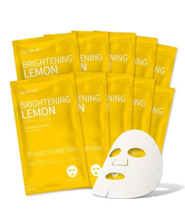 GLAM UP Sheet Mask Brightening Lemon (10 sheets)