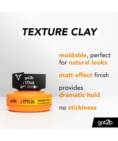 6 x Got2B iStylers Texture Clay 75ml by istylers - Buy Online on GoSupps.com