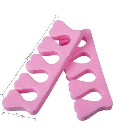 60 PCS Soft Sponge Toe Separators for Manicure & Pedicure - Nail Art Dividers for Toe & Finger Relaxation - Buy Online on GoSupps.com