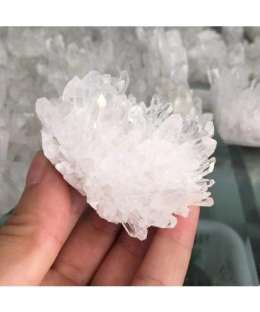Natural Clear White Quartz Drusy Specimen -Resistant Natural Stones and Minerals Raw Stones and Minerals