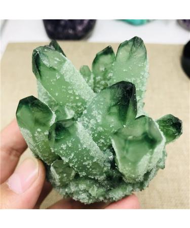 Natural Crystal Rough Natural Crystal Natural Green Ghost Phantom Quartz Crystal Cluster Rock Stones and Crystals Specimen Home Decor - Buy Online on GoSupps.com