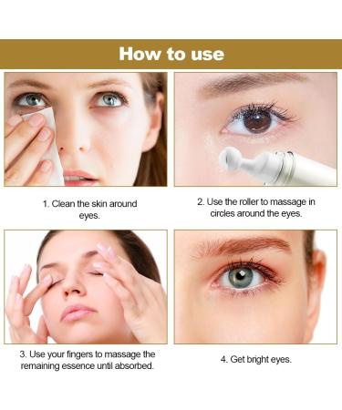 Eye Repair Cream Eye Cream Anti Wrinkle Eye Cream Under Eye Roller Cream Eye Tightening Lifting Serum Eye Cream for Dark Circles and Puffy Eyes Eye Bags Remover and Anti Wrinkle 25ml - Buy Online on GoSupps.com