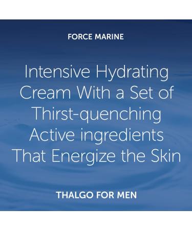 THALGO Men Force Marine Intensive Hydrating Cream 50ml - Best Moisturizer for Men | International Shipping Available - Buy Online on GoSupps.com