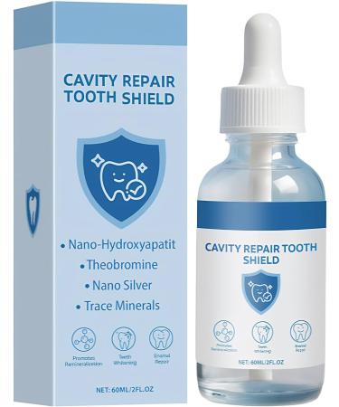 Cavity Reversing Liquid 60ml Natural Strengthening Drops Cavity Repair Solution - for Daily Use at Bedtime After Brushing at Home and While Traveling - Buy Online on GoSupps.com