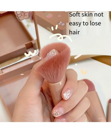 luxurious Mini 5 Makeup Brushes Multifunctional Makeup Brush with Mirror Powder Brush Eye Shadow Brush Blending Brush - Buy Online on GoSupps.com