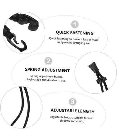 Beaupretty Adjustable Neck Strap & Cable Holding Tape for Sunglasses - Durable Polyester Mask Holder Rope - Buy Online on GoSupps.com
