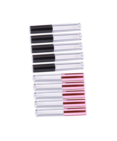 10 pi ces Tube Gloss Vide Flacon Cosm tique Transparent et tanche Contenant Rechargeable pour Brillant DIY et Pratique pour Voyage