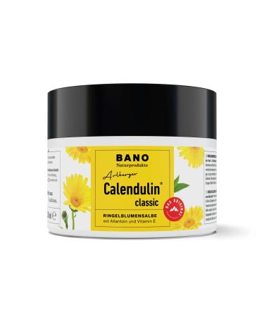 BANO Arlberger Calendulin Calendula Ointment I for dry skin I supports wound healing I suitable as scar cream I with vitamin E I 200 ml tin