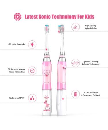 Dada-Tech Baby/Kids Electric Toothbrush Replacement Heads (Round) - Pack of 4 - Buy Online on GoSupps.com