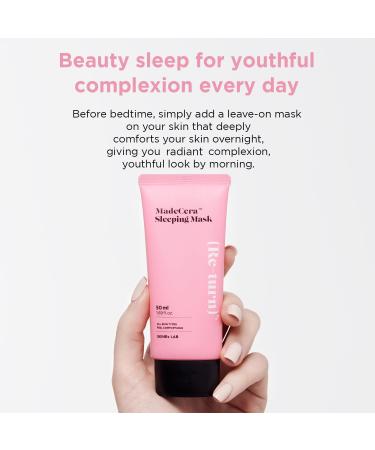 SKINRxLAB Cera Sleeping Mask 50ml - Overnight Moisturizing Mask with Ceramide Cica & Rosemary for Dull Skin - Buy Online on GoSupps.com