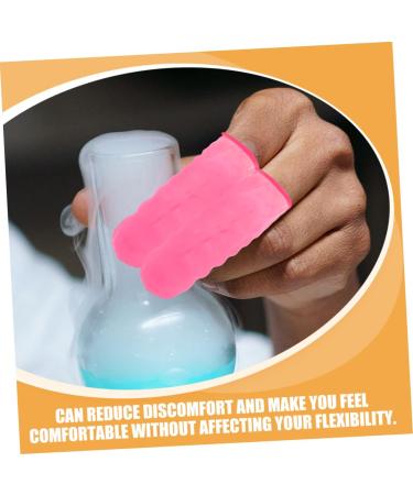 Buy SOLUSTRE 200pcs Finger Cots - Pink Finger Protectors & Fingertip Sleeves for Household Use | Durable Protection for Your Fingers - Buy Online on GoSupps.com