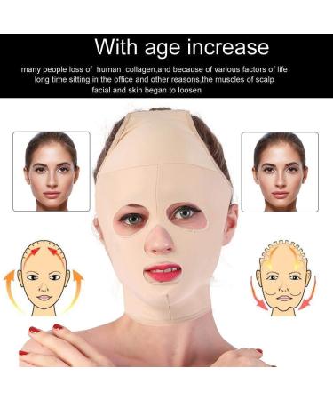 Face Lifting Mask - Full Coverage V-Line Strap for Double Chin & Wrinkle Care | International Shipping Available - Buy Online on GoSupps.com