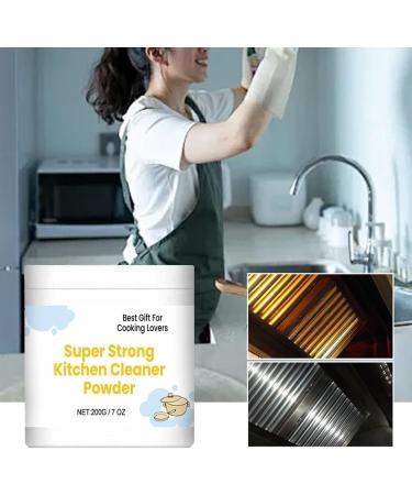 Super Strong Kitchen Cleaner Powder Powerful Kitchen All-Purpose Powder Cleaner Household Multifunctional Strong Cleaning Agent Stainless Steel Cleaning Powder Stain Remover (1 Pcs) - Buy Online on GoSupps.com