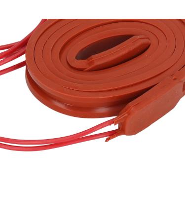 Buy Silicone Heating Belt 80W - Waterproof Flexible Self-Control Temperature Heating Wrap for Oil Tube (DC24V) - International Shipping Available - Buy Online on GoSupps.com