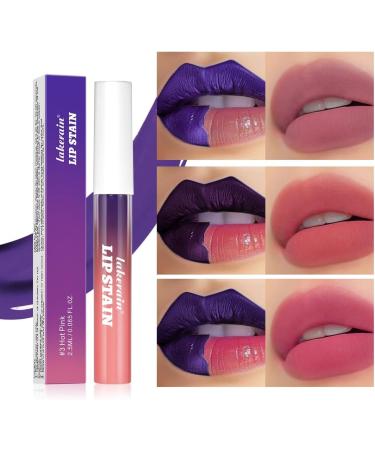 HOPHAT 3PCS Peel Off Lipstick Set Easy Peel & Reveal Lip Stain Waterproof Long Lasting Peel Off Mask Lip Gloss Lip Liner Makeup Beauty - Buy Online on GoSupps.com