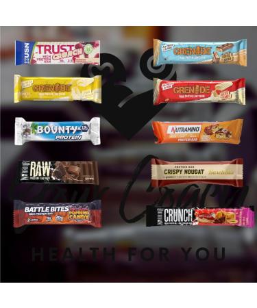 Protein bar snack box whey protein Isolate protein healthy snacks low calorie protein snacks selection packs low carb high protein flapjack bars - Buy Online on GoSupps.com