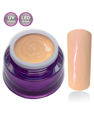 Premium Color Gel Pastel Pearl Burleywood Apricot Orange - UV Nail Gel 5ml | High-Quality Gel Polish for Stunning Nails - Buy Online on GoSupps.com