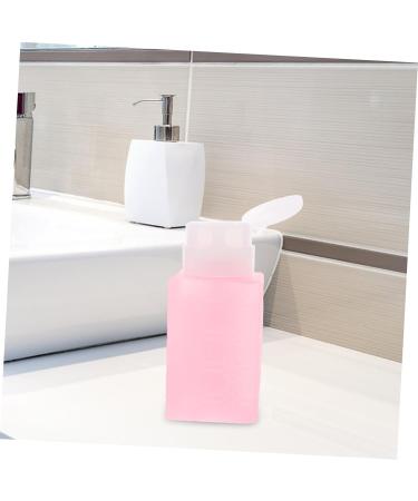 POPETPOP Alcohol Pink Nail Polish Nail Oil Makeup Remover Pump Dispenser Makeup Remover Dispenser Nail Polish Remover Dispenser Powder Pump Bottle Travel Water Dispenser Manicure Plastic 6x5x13cm Pink - Buy Online on GoSupps.com