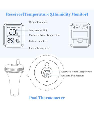 Buy Inkbird IBS-P01R Wireless Pool Thermometer - Floating Digital Thermometer for Accurate Temperature Readings | International Shipping Available - Buy Online on GoSupps.com