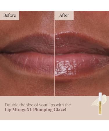 Nakery Lip MirageXL Plumping Glaze Lip Plumper for Women with Peptides Hydrating Gloss for Fuller Look Cooling Effect Smooths Texture Softens Lines Instant Volume Made in USA - Buy Online on GoSupps.com