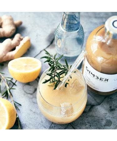 GIMBER organic ginger 500 ml | THE 100% organic non-alcoholic drink made with ginger lemon & spices | Delicious premium ginger juice - Buy Online on GoSupps.com