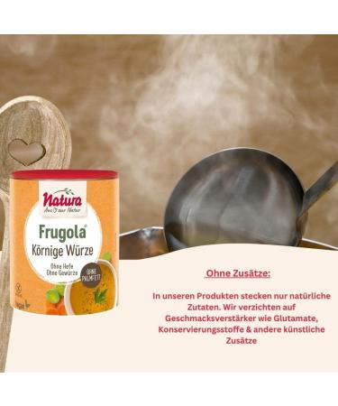Frugola Granular Spice 500g - 100% Natural Vegan Gluten-Free Soup & Vegetable Broth - No Yeast Sugar or Additives - Buy Online on GoSupps.com