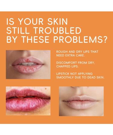 3PCS Turmeric Lip Scrub Exfoliating Dead Skin Removal Fade Lip Lines Reduce Melanin Moisturizing Nourishing - Buy Online on GoSupps.com