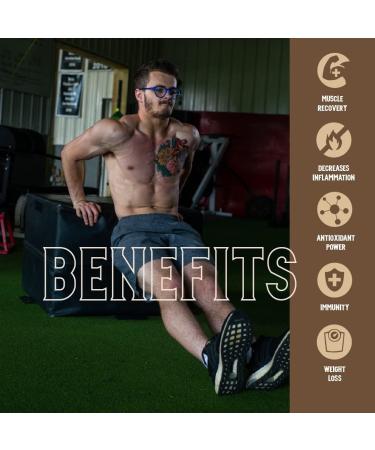 Earth Fed Muscle Friends with Benefits Chocolate Peanut Butter Whey Protein Isolate 2lb - GMO-Free Sugar Free Soy Free Gluten Free - Muscle Recovery & Keto Friendly - Buy Online on GoSupps.com
