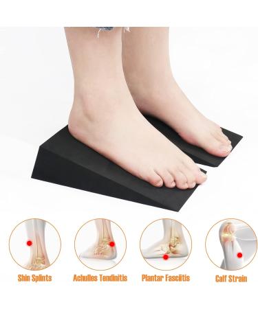 Annisport Yoga Foam Wedges 2 Pack - Calf Stretching Squat Blocks for Physical Therapy - 9x6x2 inches Black - Buy Online on GoSupps.com