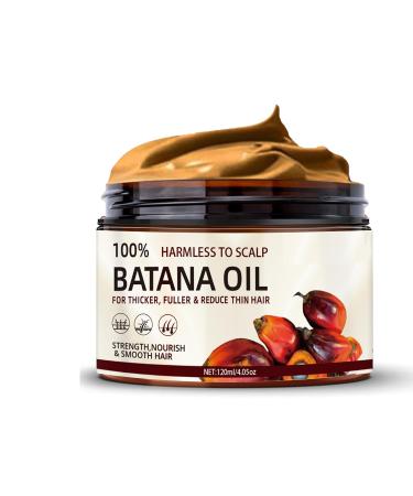 Organic Raw Batana Oil for Hair Growth: 100% Pure - Dr. Sebi Batana Oil from Honduras Unrefined Promotes Hair thickness for Men & Women 4.05 OZ