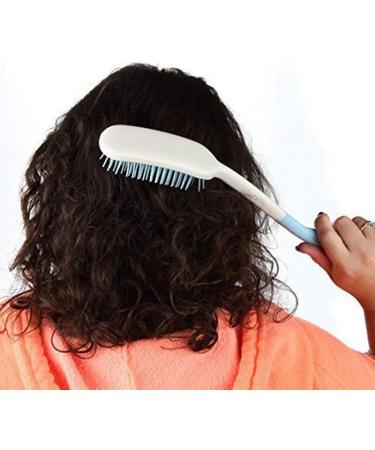 Long Hairbrush Handled Brush for Elder Arthritis Styling Scalp Massage - Buy Online on GoSupps.com