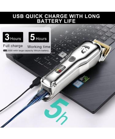 Pro Hair Clipper Professional Hair Clippers Cordless Barber Hair Cutting Grooming Kit with Hairdressing Cloak Hair Trimmer Waterproof 696b - Buy Online on GoSupps.com