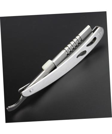 Beaupretty Foldable Razor Holder - Stainless Steel Manual Barber Razor Stand | Rustproof Metal Razor Bracket for Hairdressers - Buy Online on GoSupps.com